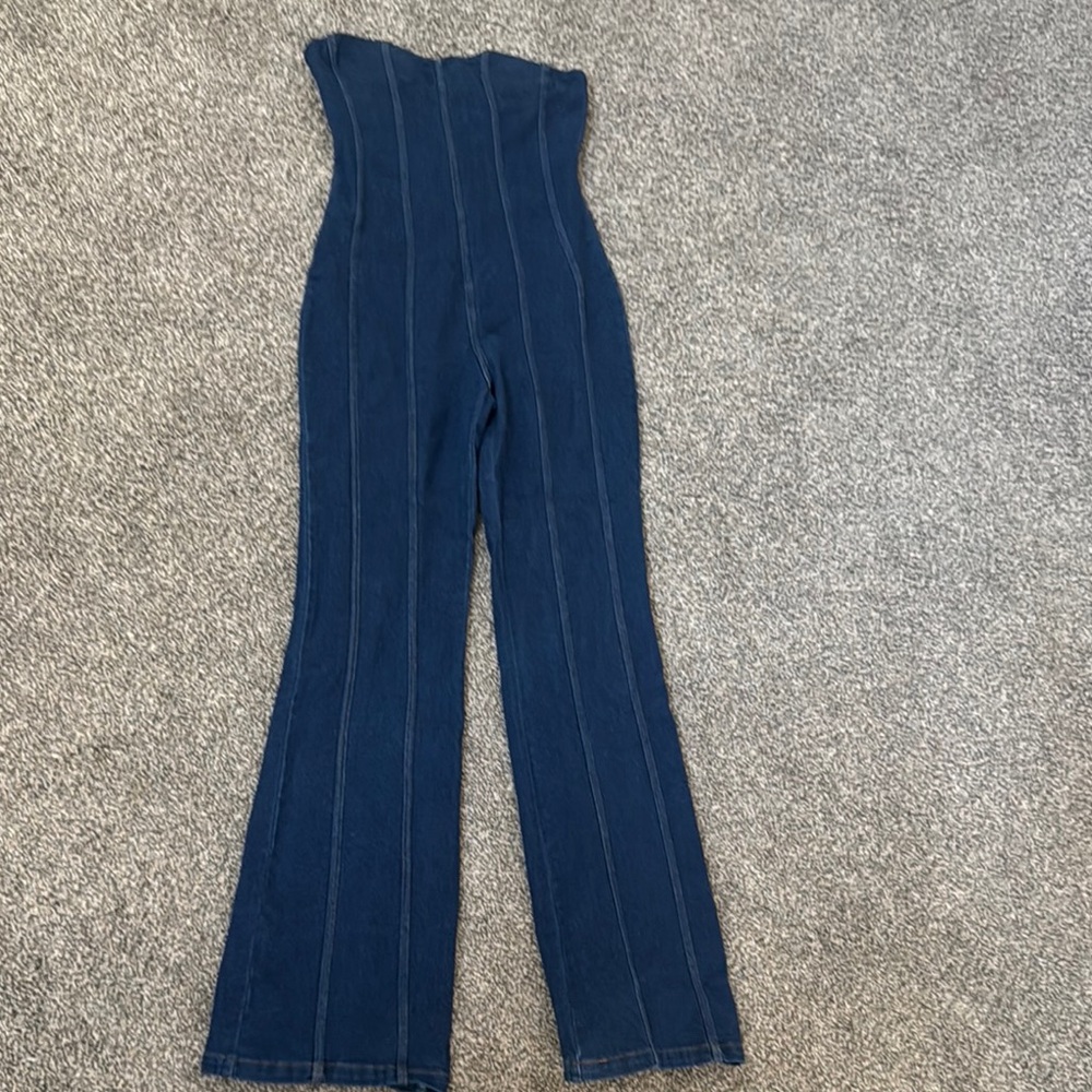 Fashion Nova Blue Jumpsuit